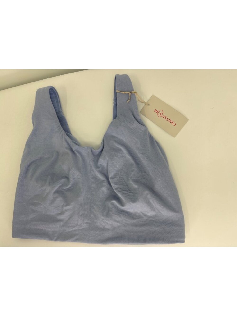 Bravissimo Ultimate Comfort Bra Wirefree Dusky Blue Size 34M NEW - Picture 3 of 6